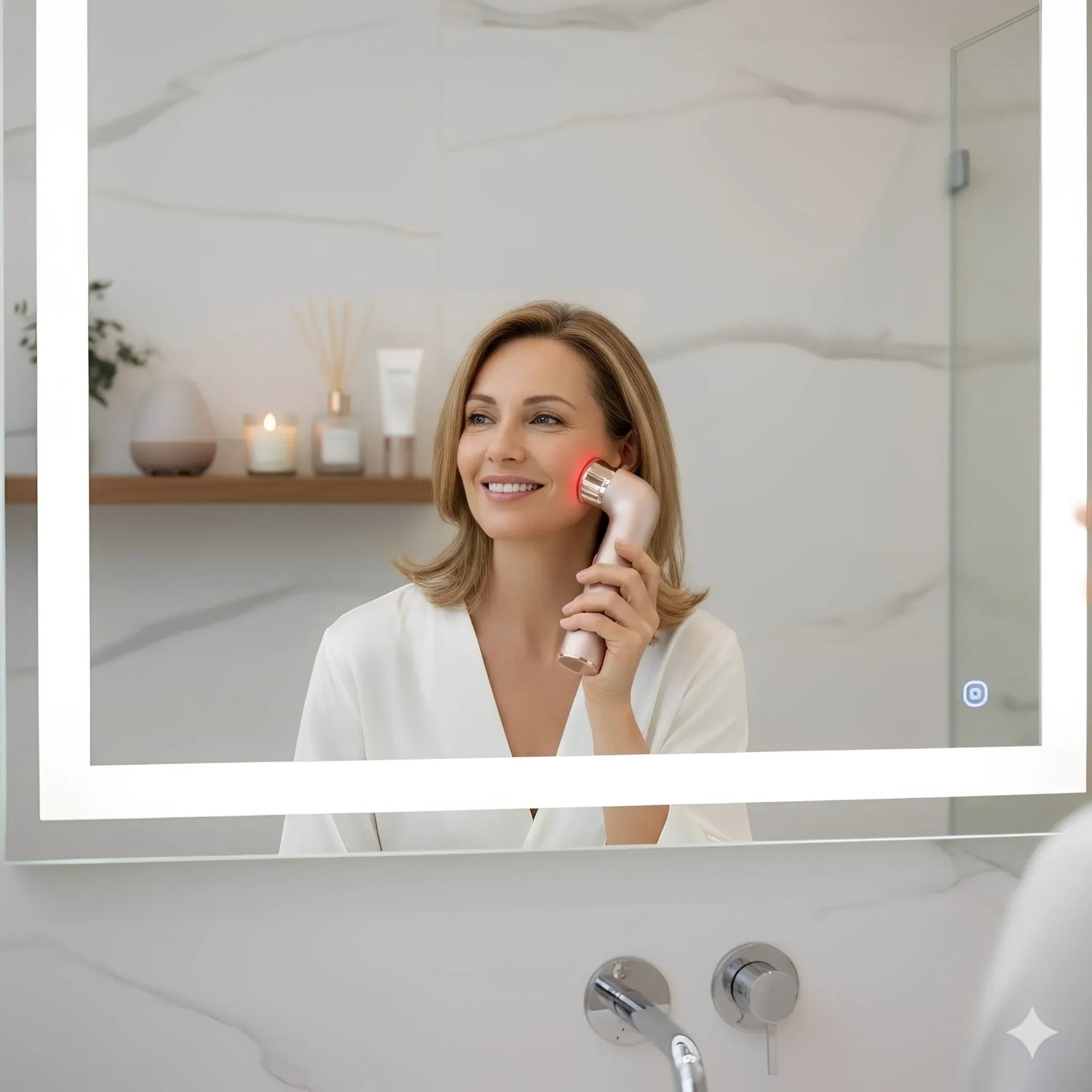 Appareil massage visage anti-âge micro-courants IceRelief