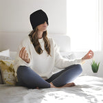 Soulagez vos migraines naturellement avec le bonnet à gel froid anti migraine Relief noir