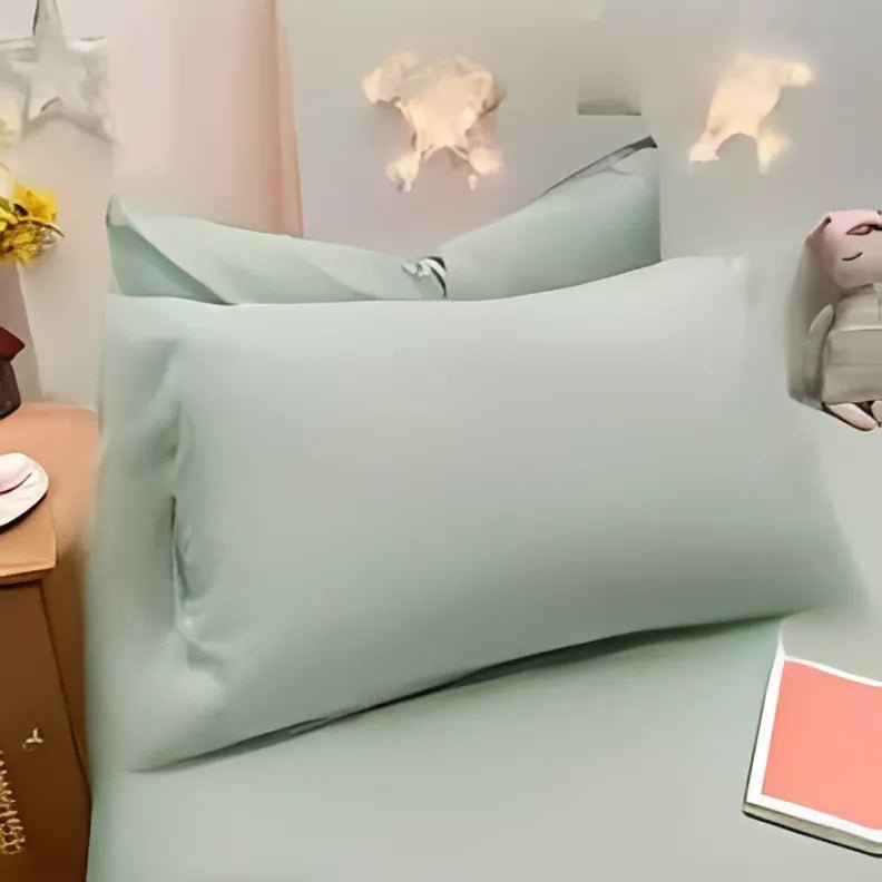 Taie d'oreiller douce IceRelief - détails couture scellée et finition premium