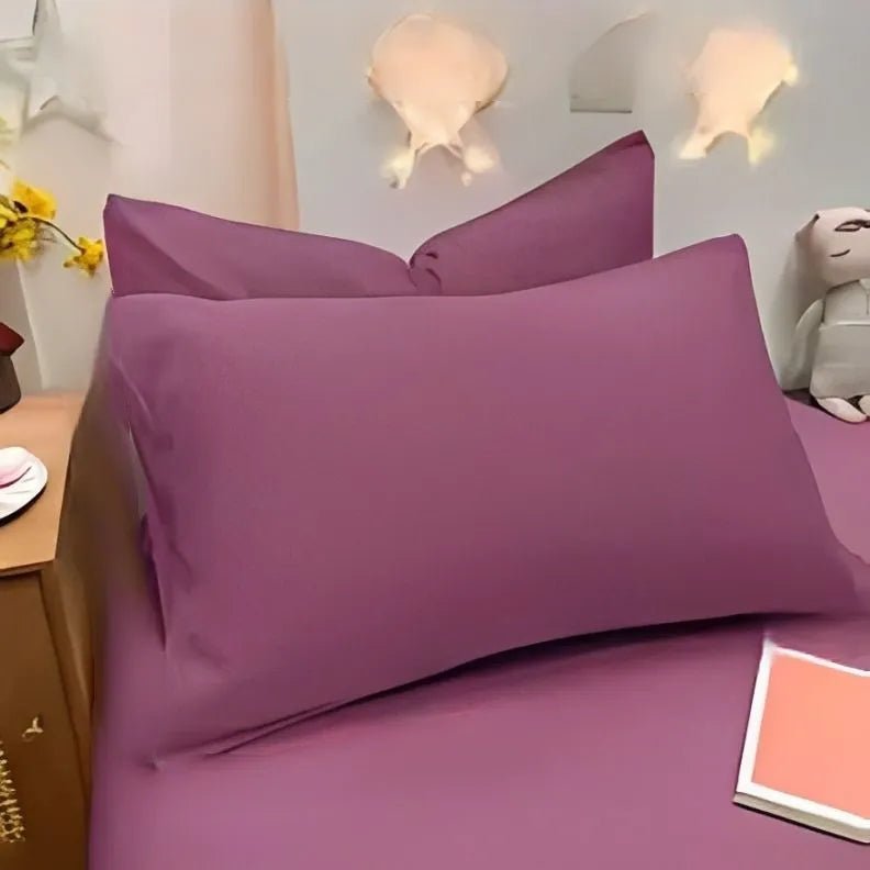 Taie d'oreiller douce satin - texture lisse anti-frottement pour cheveux et peau