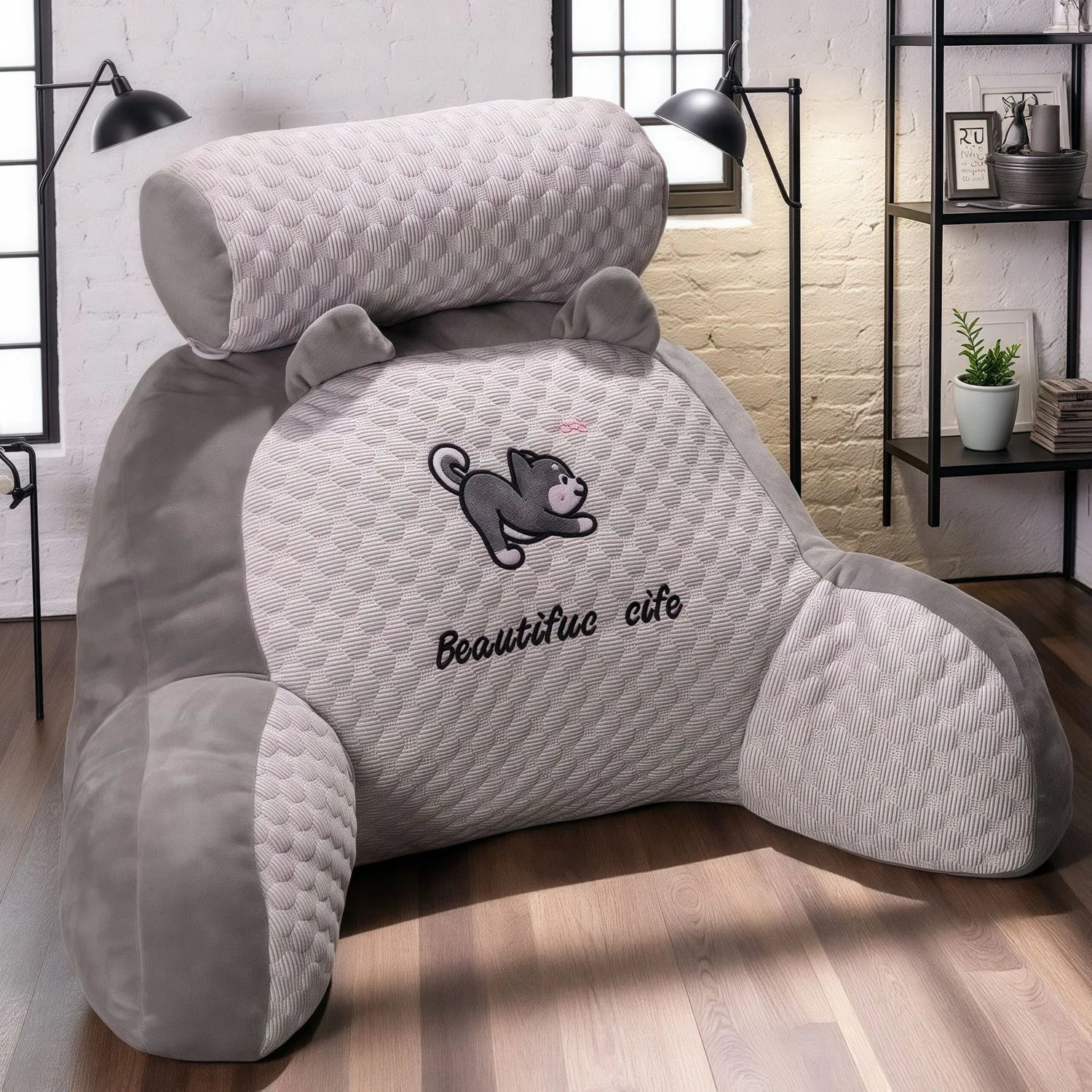 Oreiller Lecture Ergonomique IceRelief – Vue principale de l’oreiller