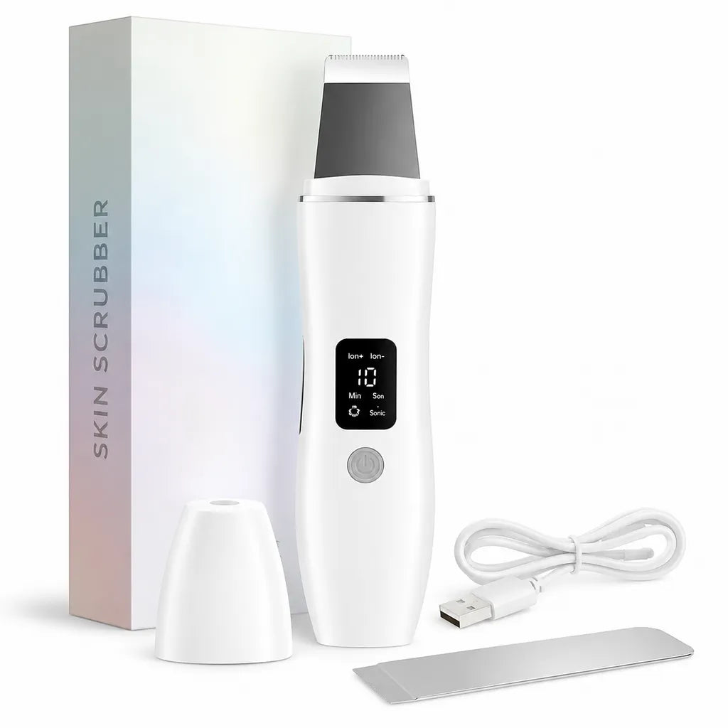 Appareil visage ultrasonique IceRelief – nettoyage pores en profondeur