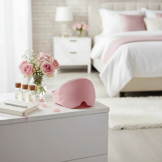 Bonnet anti-migraine rose Sérénité IceRelief gel compressif 360 degrés pour soulagement immédiat