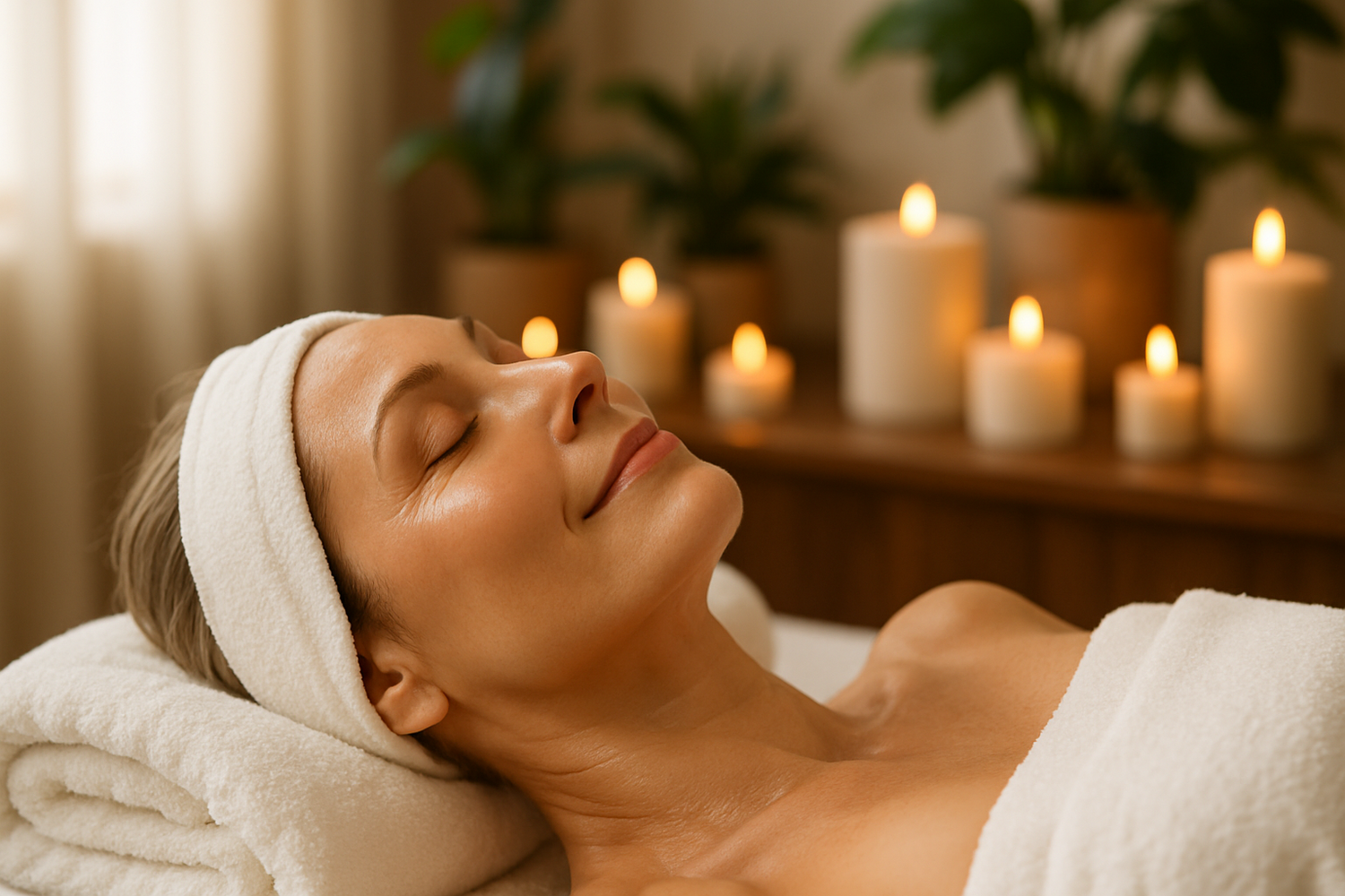 soin avec Appareil Lifting Visage EMS - Anti-Rides