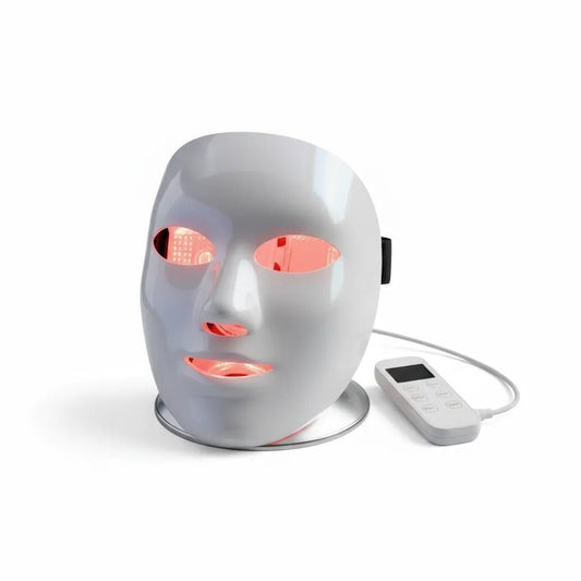 Masque LED 7 couleurs photothérapie professionnelle IceRelief avec télécommande pour rajeunissement du visage