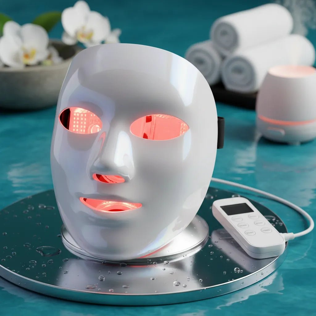 Masque LED 7 couleurs photothérapie professionnelle pour rajeunissement du visage - IceRelief