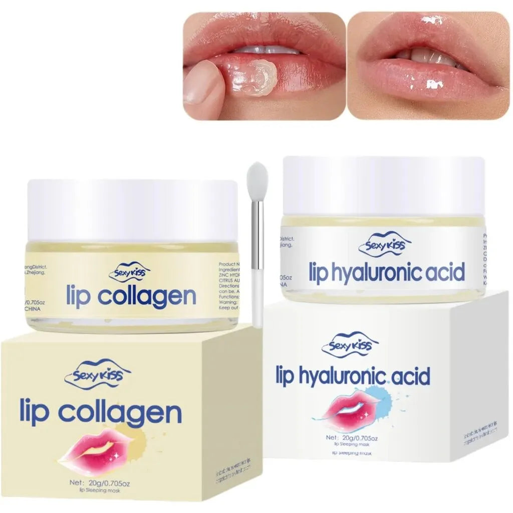 Masque lèvres collagène IceRelief - soin repulpant hydratant nuit