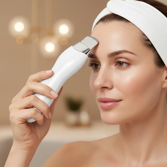 Nettoyeur pores ultrasonique IceRelief – utilisation lifestyle