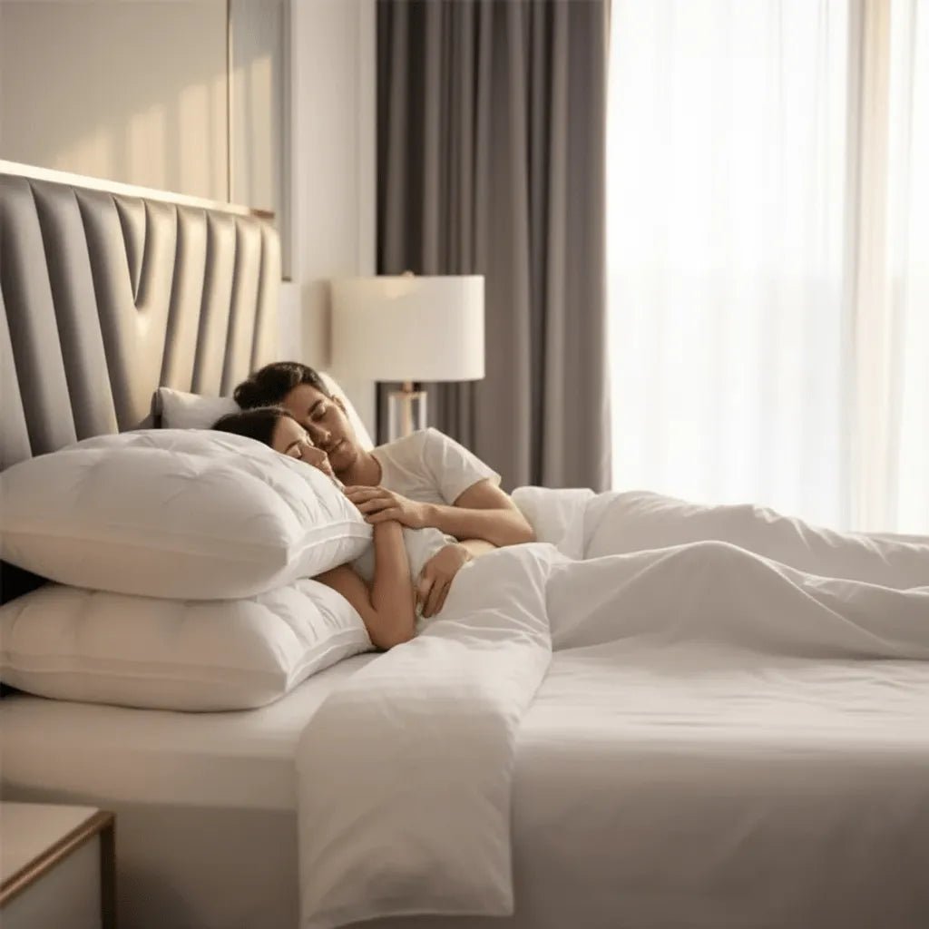 Oreiller hôtel luxe IceRelief Premium pour confort palace et sommeil profond