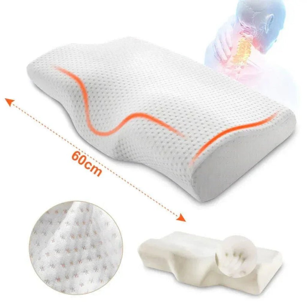 Courbure ergonomique en ailes de papillon pour alignement nuque et épaules IceRelief