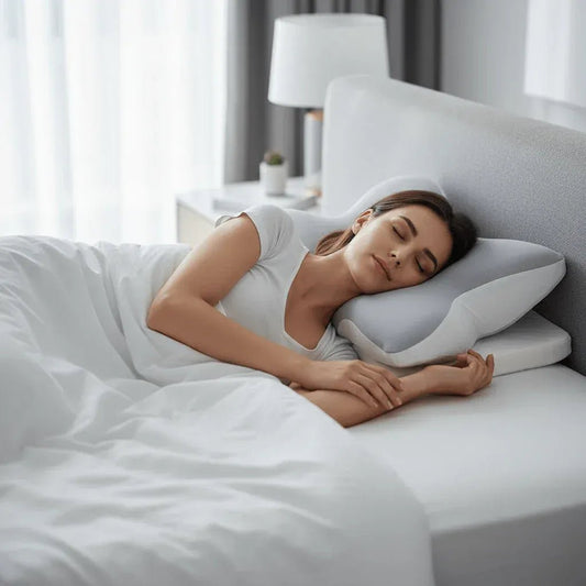 Oreiller cervical papillon IceRelief pour alignement postural et sommeil profond