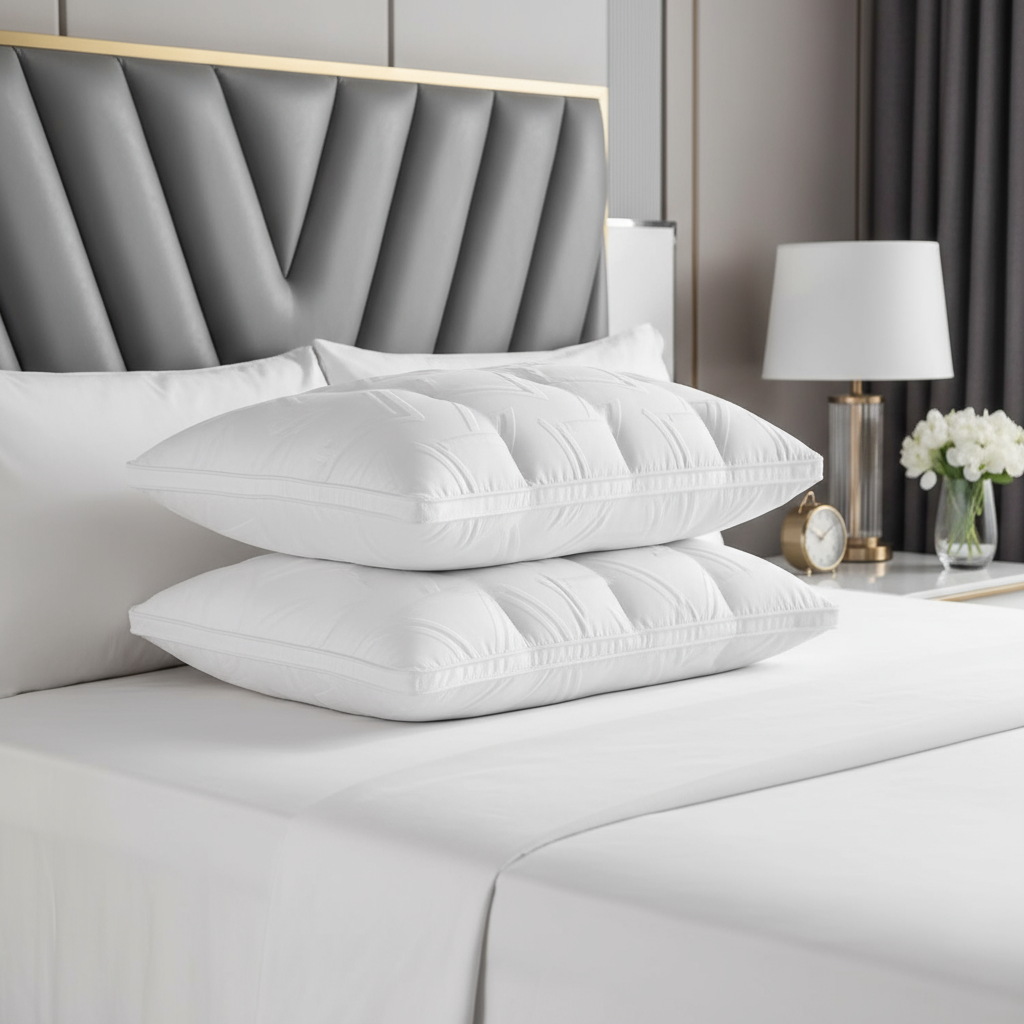 Oreiller hôtel 5 étoiles confort luxe premium - design élégant chambre palace