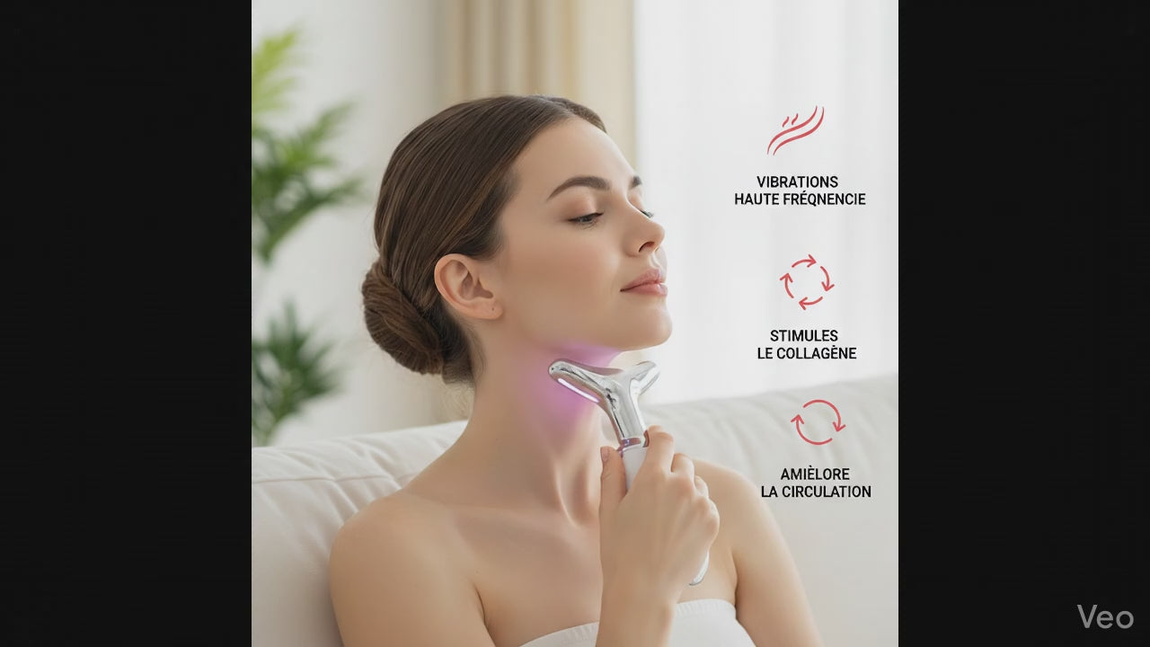 Appareil anti-rides pour le visage et le cou